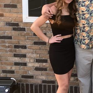 Silence + Noise black dress